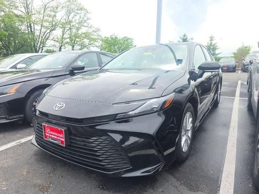 Midnight Black Metallic 2025 Toyota Camry LE