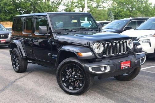 Black Clearcoat 2025 Jeep Wrangler 4xe Sahara