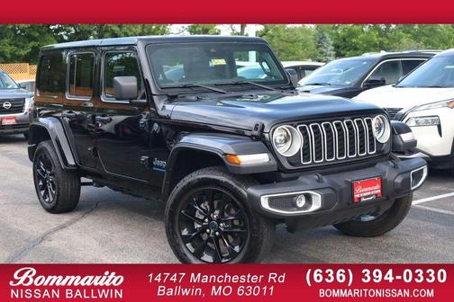 Black Clearcoat 2025 Jeep Wrangler 4xe Sahara