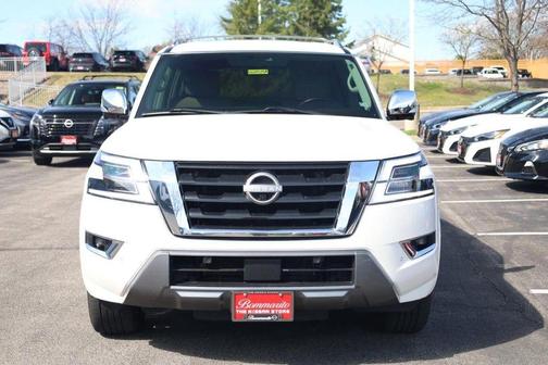 Aspen White 2021 Nissan Armada Platinum
