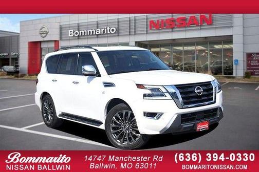 Aspen White 2021 Nissan Armada Platinum