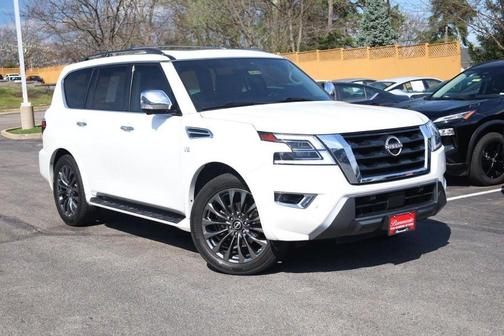 Aspen White 2021 Nissan Armada Platinum