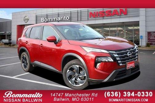 Scarlet Ember 2025 Nissan Rogue SV