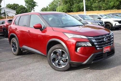 Scarlet Ember 2025 Nissan Rogue SV