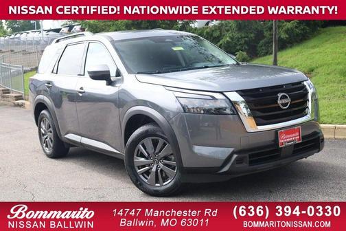 Gun Metallic 2025 Nissan Pathfinder SV
