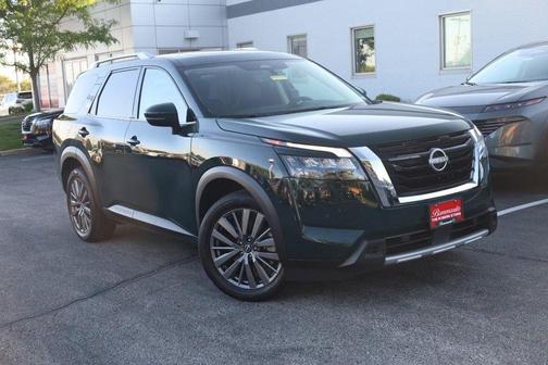 Obsidian Green Pearl 2025 Nissan Pathfinder SL