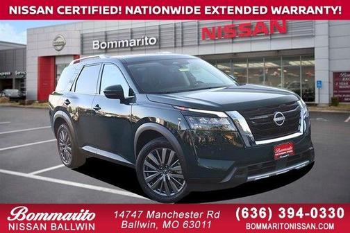 Obsidian Green Pearl 2025 Nissan Pathfinder SL