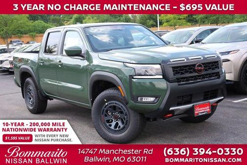 Green 2026 Nissan Frontier PRO-4X