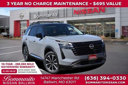 Boulder Gray Metallic 2026 Nissan Pathfinder Platinum