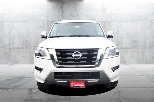 Aspen White 2023 Nissan Armada Platinum