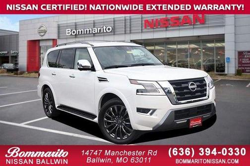 Aspen White 2023 Nissan Armada Platinum