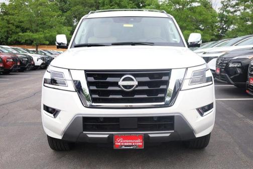 Aspen White 2023 Nissan Armada Platinum