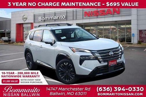 Everest White P 2026 Nissan Rogue Platinum