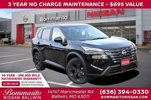 Super Black 2026 Nissan Rogue SV
