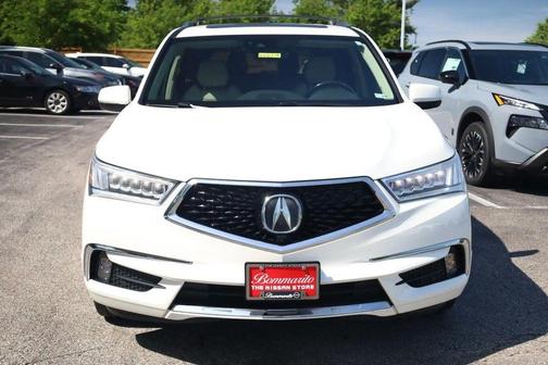 White Diamond Pearl 2019 Acura MDX 3.5L w/Advance Package