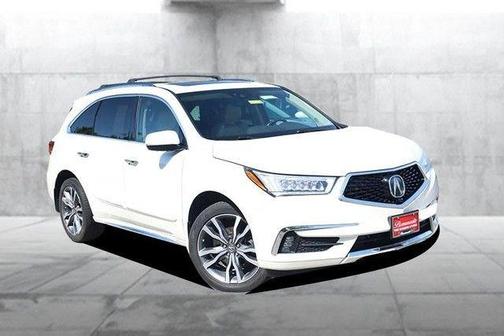 White Diamond Pearl 2019 Acura MDX 3.5L w/Advance Package
