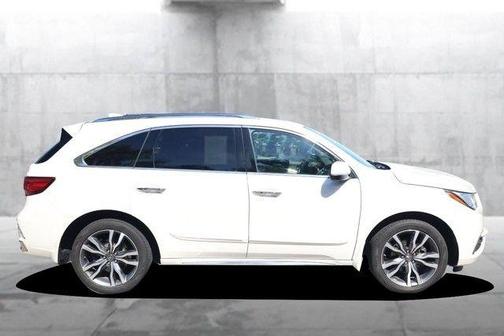 White Diamond Pearl 2019 Acura MDX 3.5L w/Advance Package