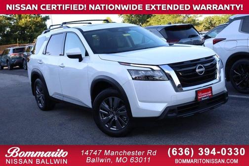 White Pearl 2025 Nissan Pathfinder SV