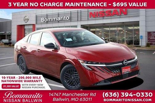 Scarlet Ember 2026 Nissan Sentra SV