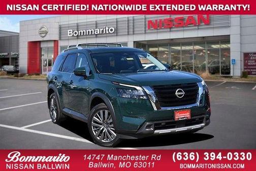 Green Pearl 2025 Nissan Pathfinder SL