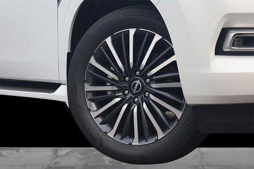 White / Black 2026 Nissan Armada Platinum Reserve