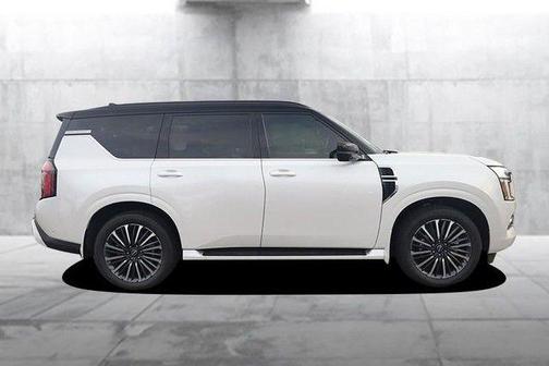 White / Black 2026 Nissan Armada Platinum Reserve