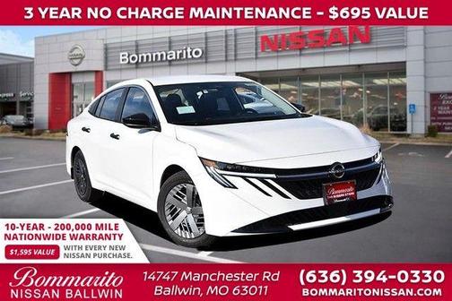Cloud White 2026 Nissan Sentra S