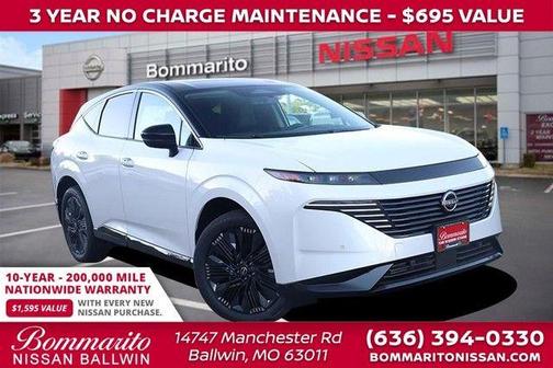 White / Black 2026 Nissan Murano Platinum