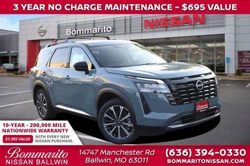 Baltic Teal 2026 Nissan Pathfinder Platinum