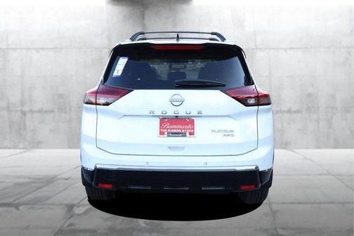 White / Black 2026 Nissan Rogue Platinum