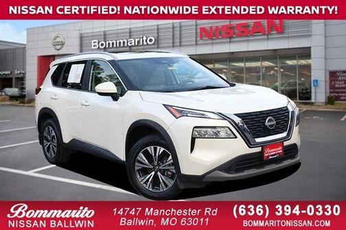 White 2023 Nissan Rogue SV