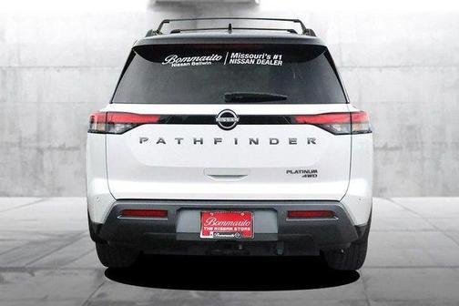 White / Black 2026 Nissan Pathfinder Platinum