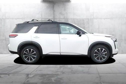 White / Black 2026 Nissan Pathfinder Platinum