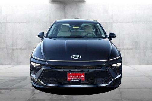 Black 2025 Hyundai SONATA SEL