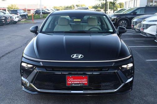 Black 2025 Hyundai SONATA SEL