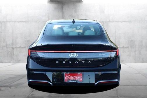 Black 2025 Hyundai SONATA SEL