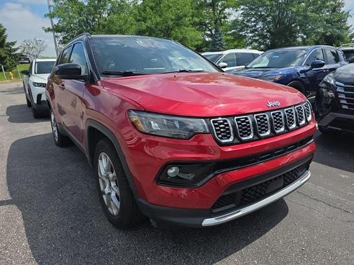 Red 2025 Jeep Compass Limited