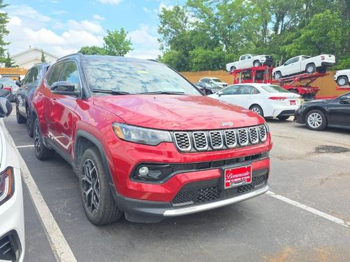 Red 2025 Jeep Compass Limited