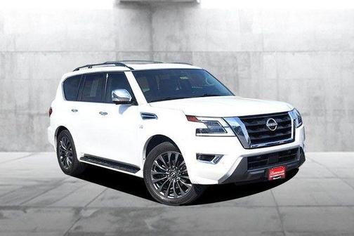 Aspen White 2021 Nissan Armada Platinum