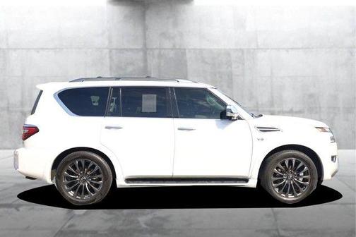 Aspen White 2021 Nissan Armada Platinum