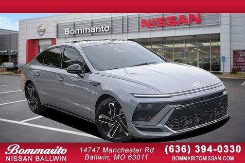 Blue 2024 Hyundai SONATA N Line