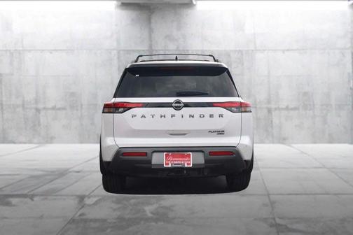 White / Black 2026 Nissan Pathfinder Platinum