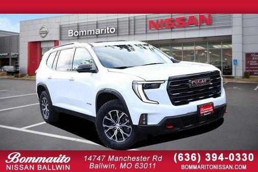 Summit White 2025 GMC Acadia AT4