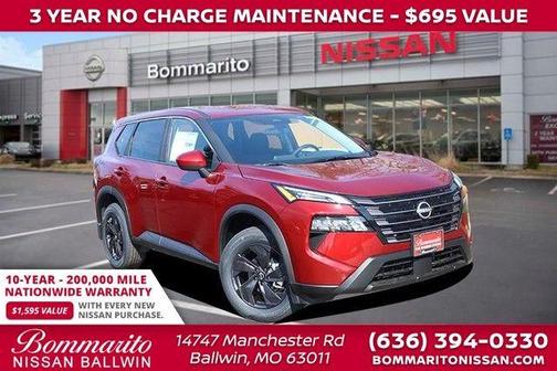 Scarlet Ember 2026 Nissan Rogue SV