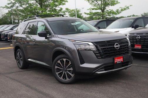 Gun Metallic 2026 Nissan Pathfinder Platinum