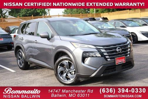 Gun Metallic 2025 Nissan Rogue SV