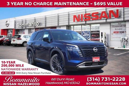 Deep Ocean Blue 2026 Nissan Pathfinder SL