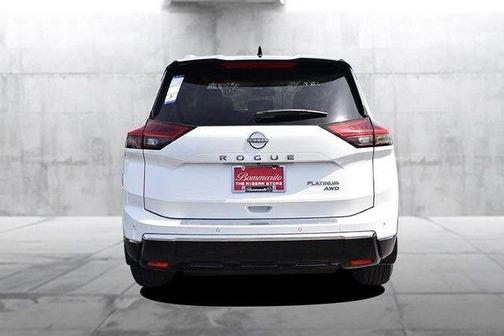 White / Black 2026 Nissan Rogue Platinum