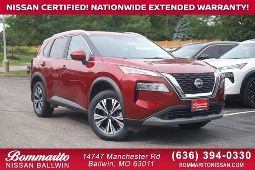 Scarlet Ember 2023 Nissan Rogue SV