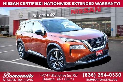 2 Tone Orange / Black 2023 Nissan Rogue SL